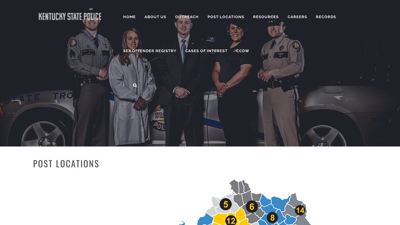 Post Locations – kentuckystatepolice.org